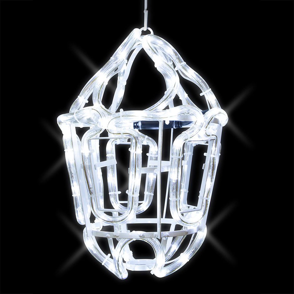 The Christmas Workshop 4m White Lantern Silhouette LED String Light Image 3