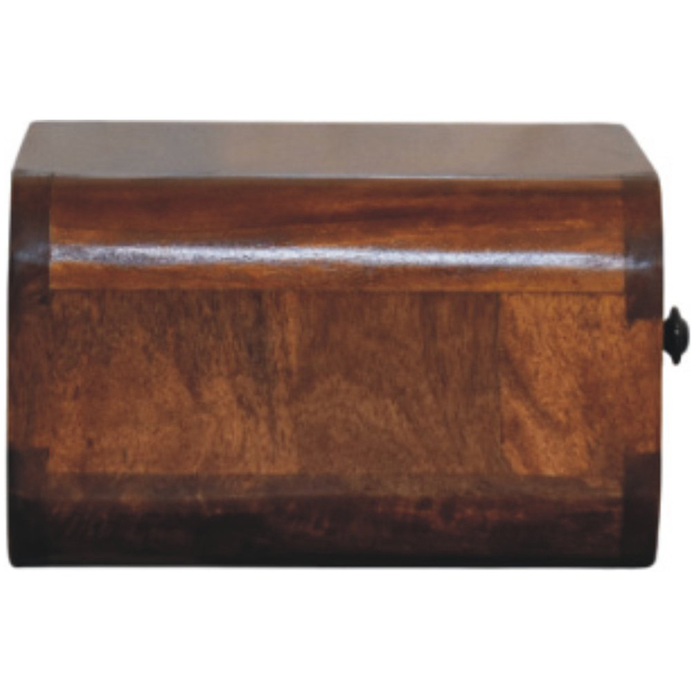 Artisan Furniture Avora Chestnut Single Drawer Solid Wood Wall-Mounted Mini Nightstand Image 7