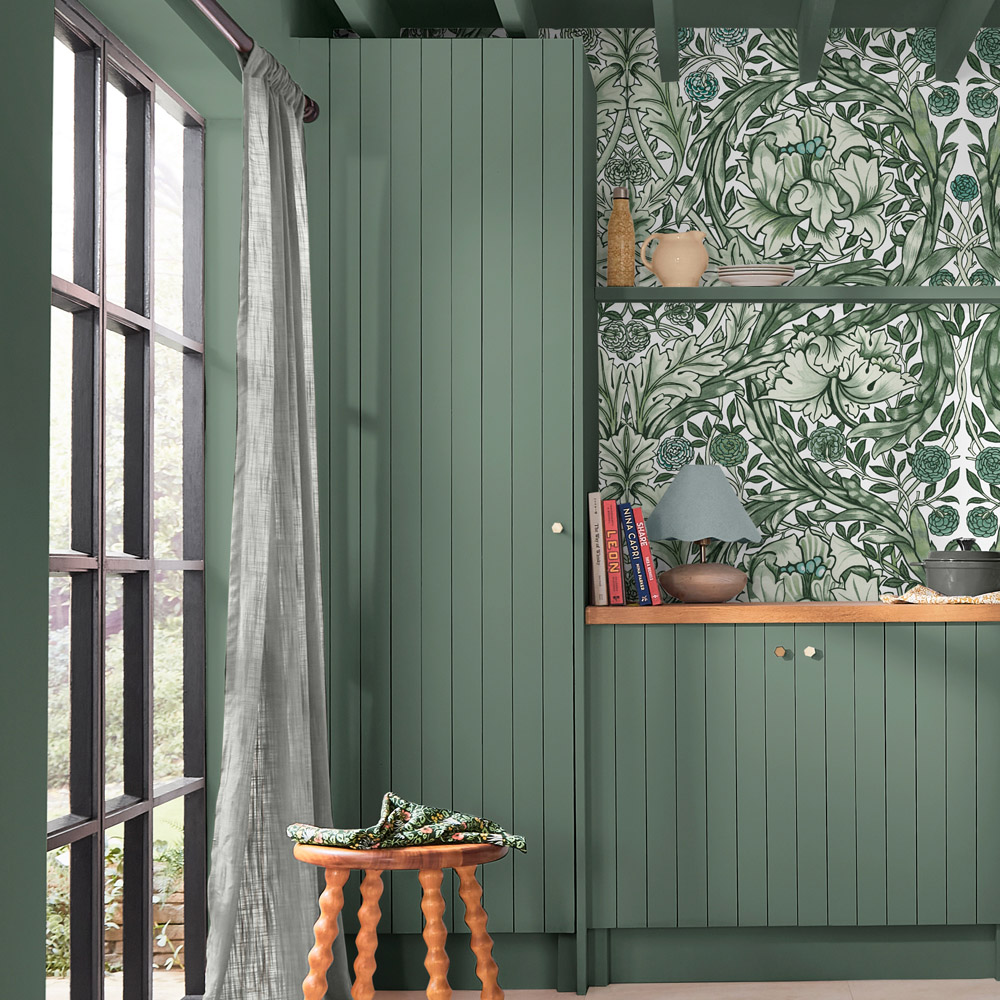 William Morris At Home Forest Road Eggshell Paint 1L Image 5