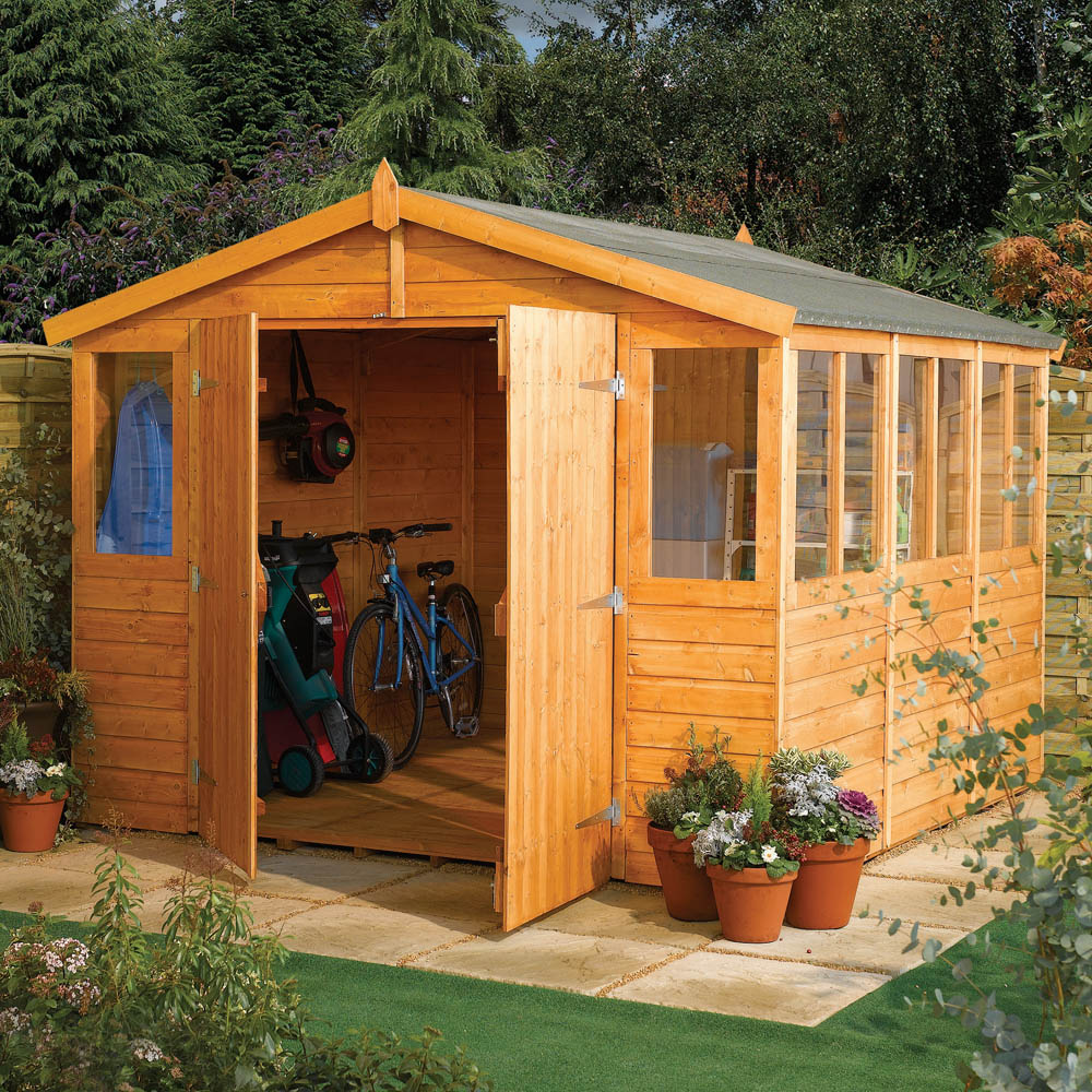 Rowlinson 9 x 9ft Workshop with Windows Image 2