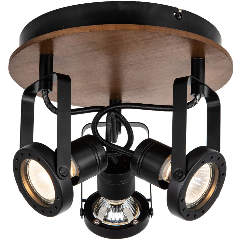 Cosylyte Riverton Matt Black 3 Light Spotlight Image 3