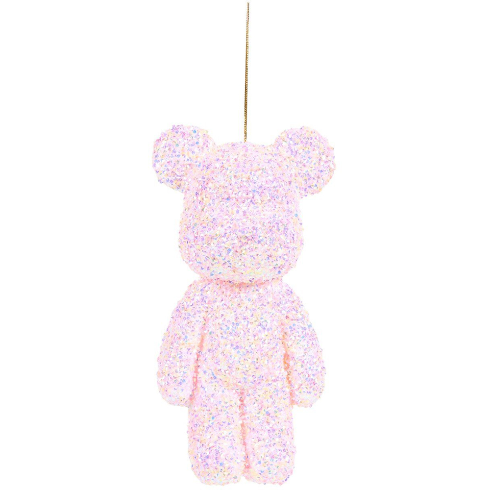 Glitter Bear DecorationMulticolour Image 9