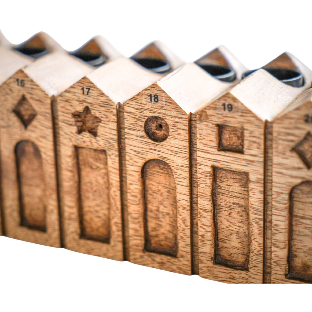 Ivyline Nordic Wooden Christmas Advent Calendar Image 4