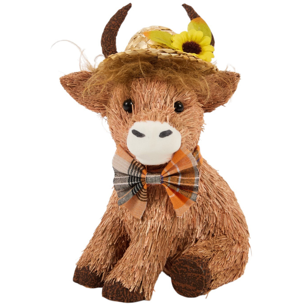 Autumnal Highland Cow Decoration Image 2
