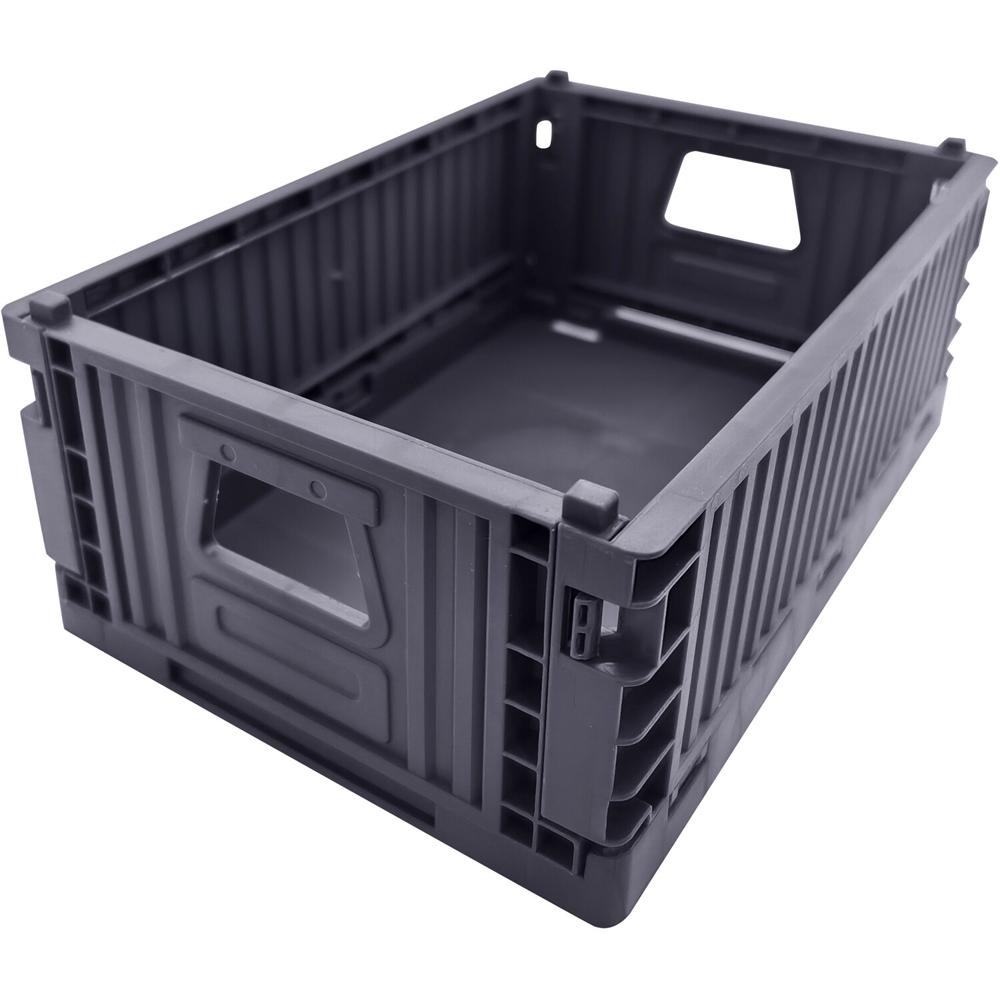 Ribbed Folding Crate Medium Image 3