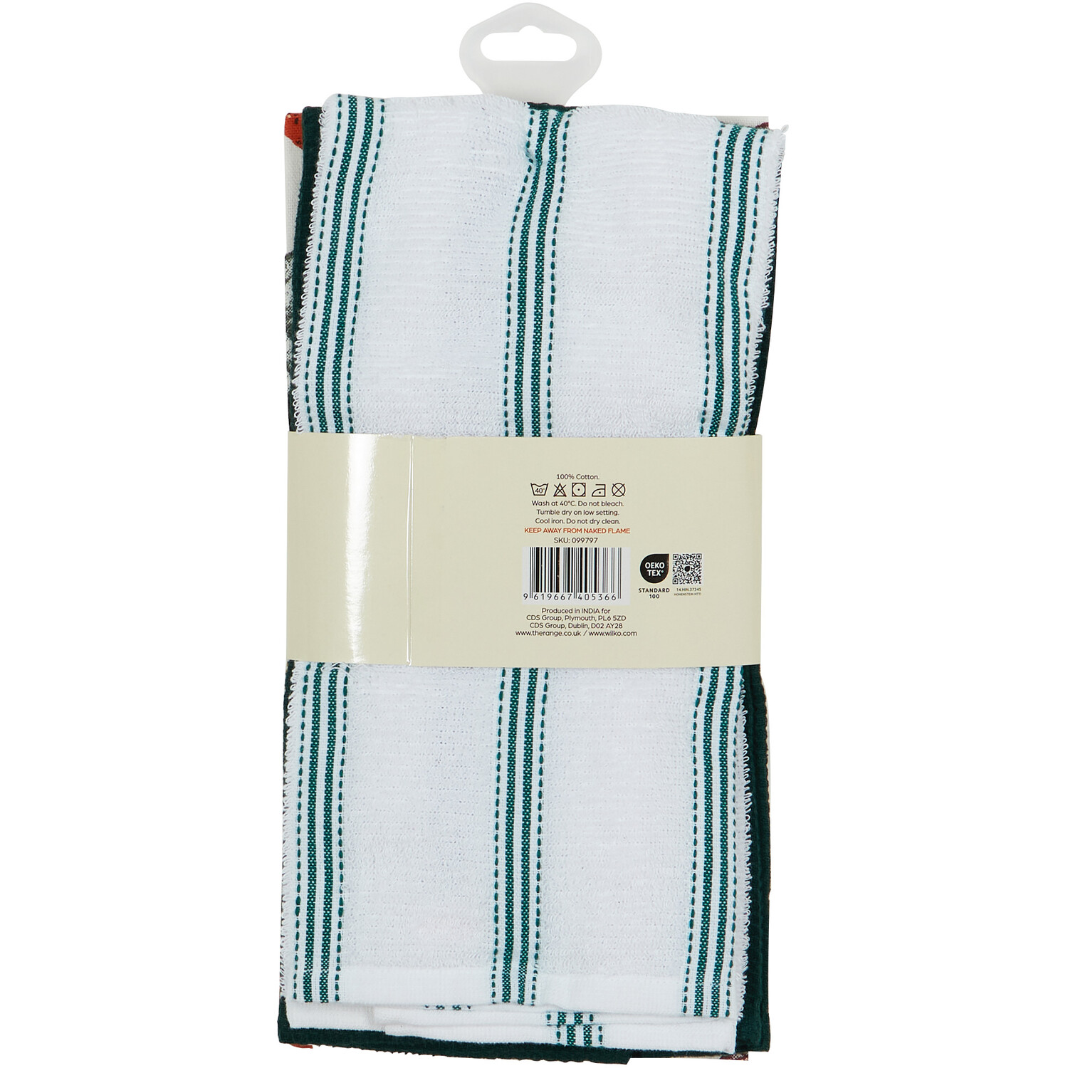 Pack of 3 Autumn Leaves Tea Towels Image 3