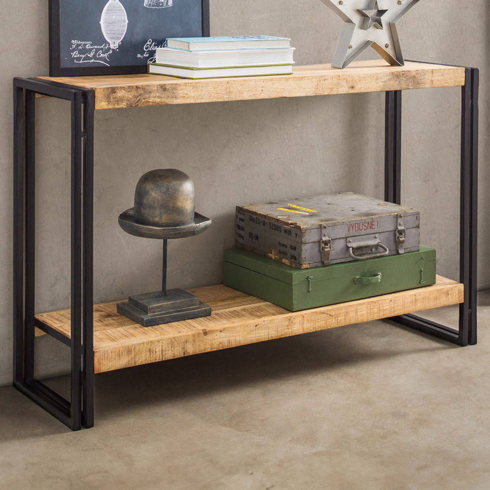 Brooklyn Carnaby Single Shelf Industrial Console Table  Image 1