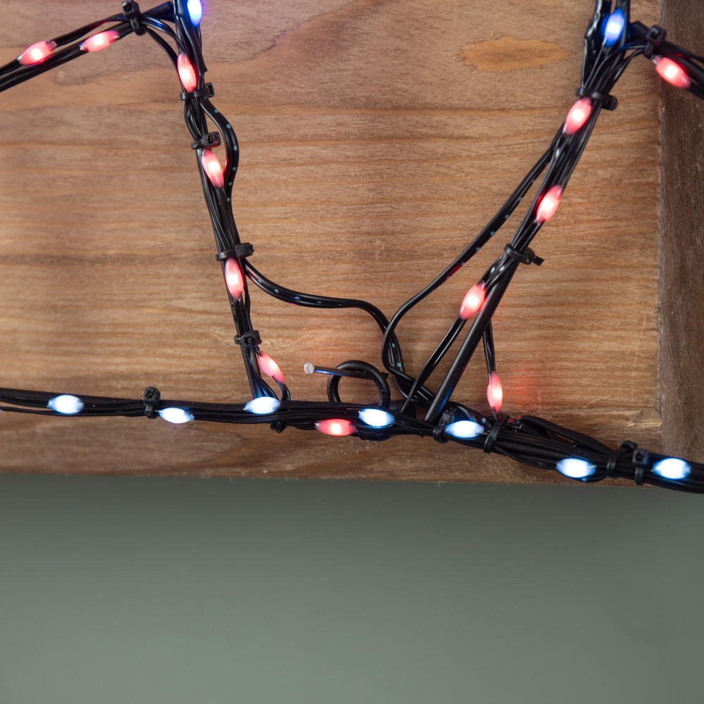 Samuel Alexander Multicolour LED FlexiBrights Light Up Santa Down Chimney Christmas Decoration Image 6
