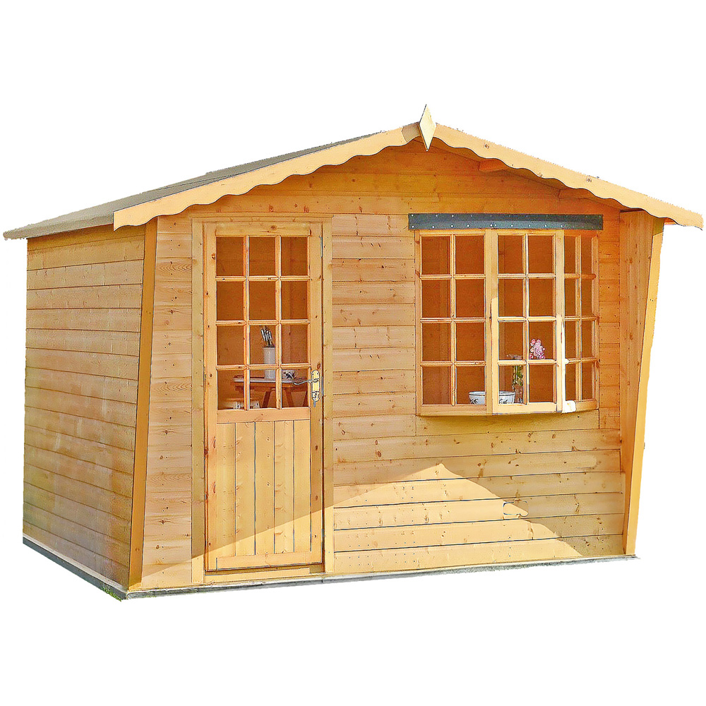 Shire Goodwood 10 x 8ft Shiplap Style D Summerhouse Image 1