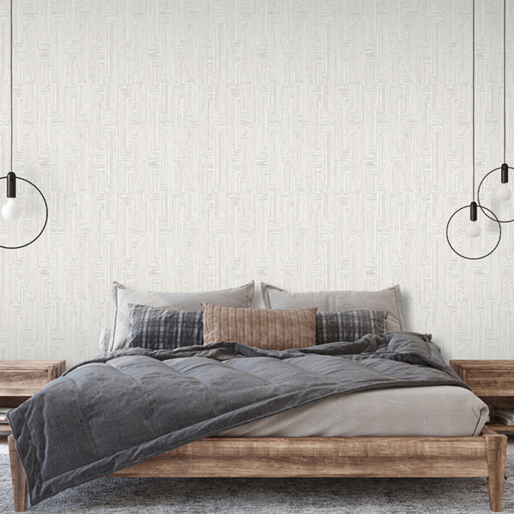 Design ID Retro String Motif Taupe Wallpaper Image 3