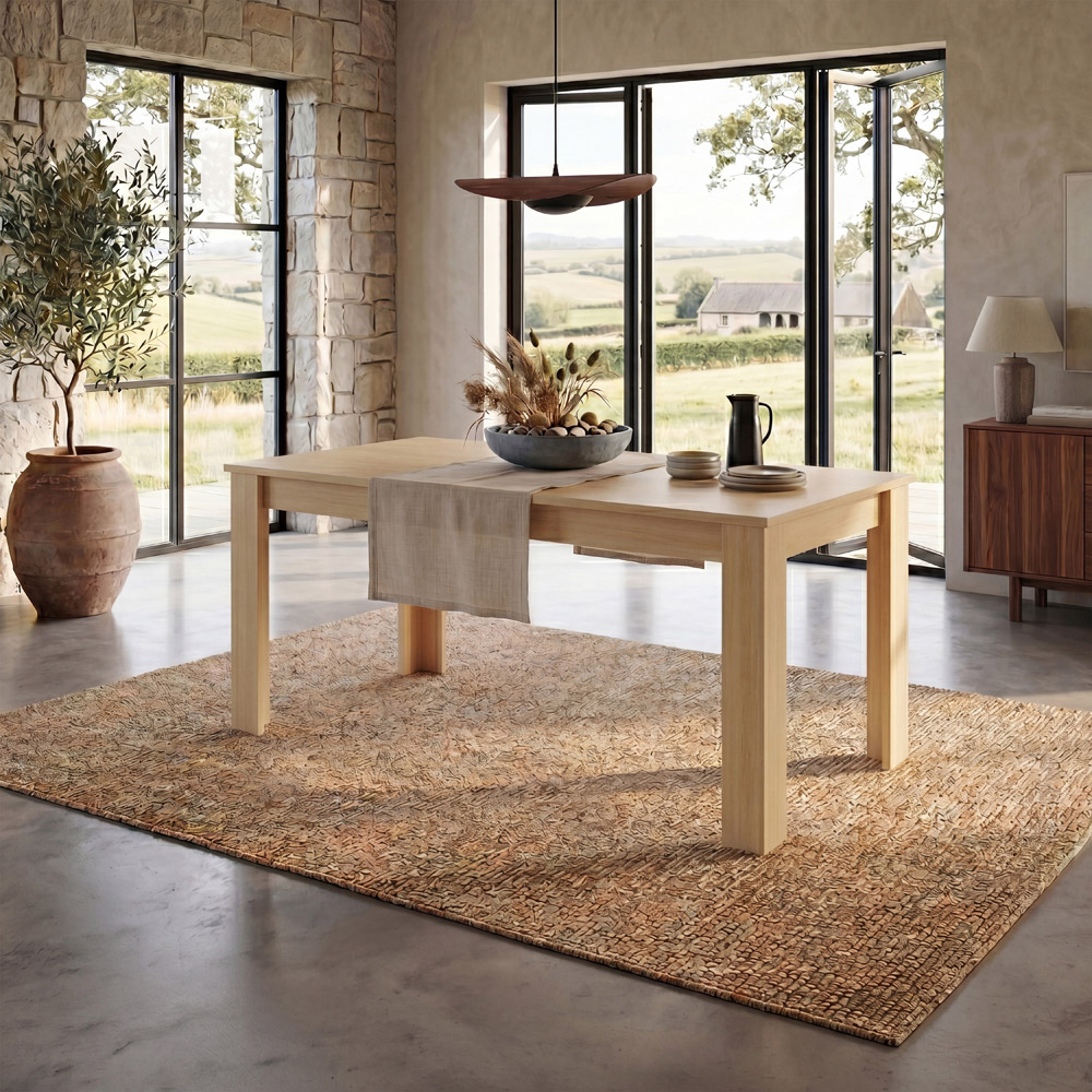 VIDA DESIGNS Medina 6 Seater Dining Table Oak Image 3