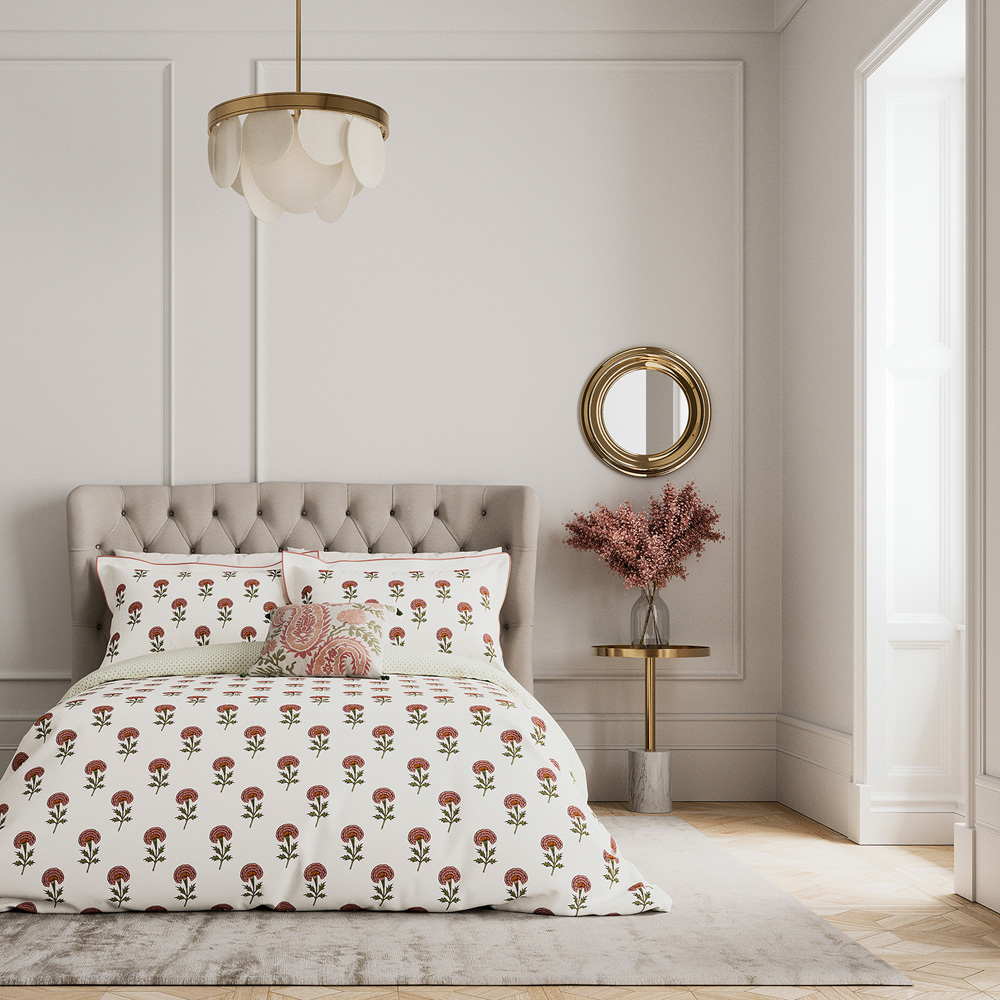 V&A Regal Marigold Double Rose Duvet Set Image 5