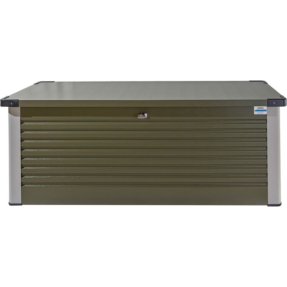 Trimetals 1000L Olive Weatherproof Garden Storage Box Image 3
