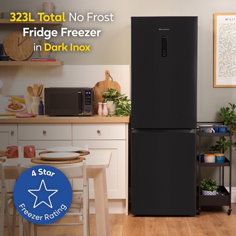Russell Hobbs RH184FF602C1DI Dark Inox 60/40 Split Total No Frost 323L Fridge Freezer Image 7