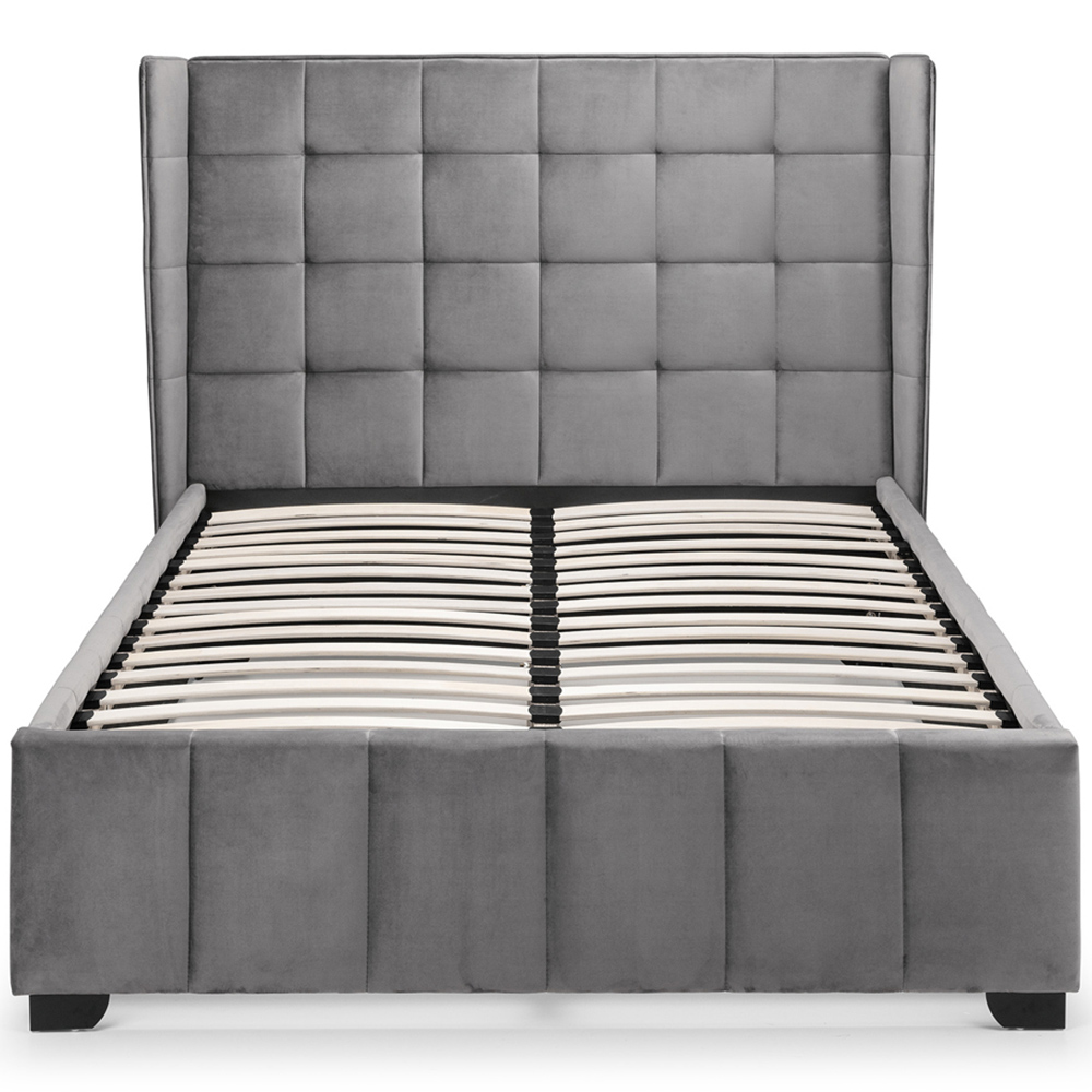 Julian Bowen Gatsby Double Light Grey Bed Image 3