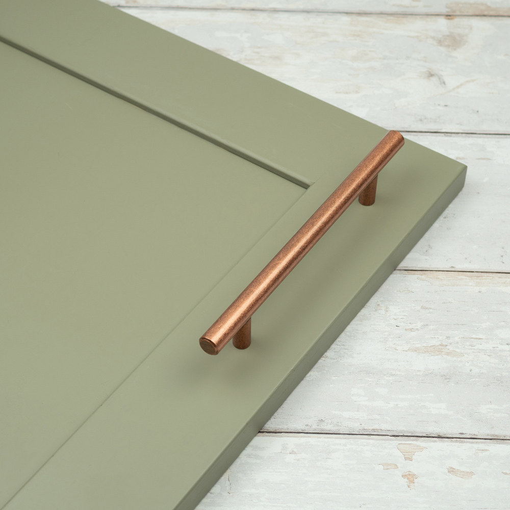 Handle & Home Antique Copper T-Bar Handle 128mm Image 7