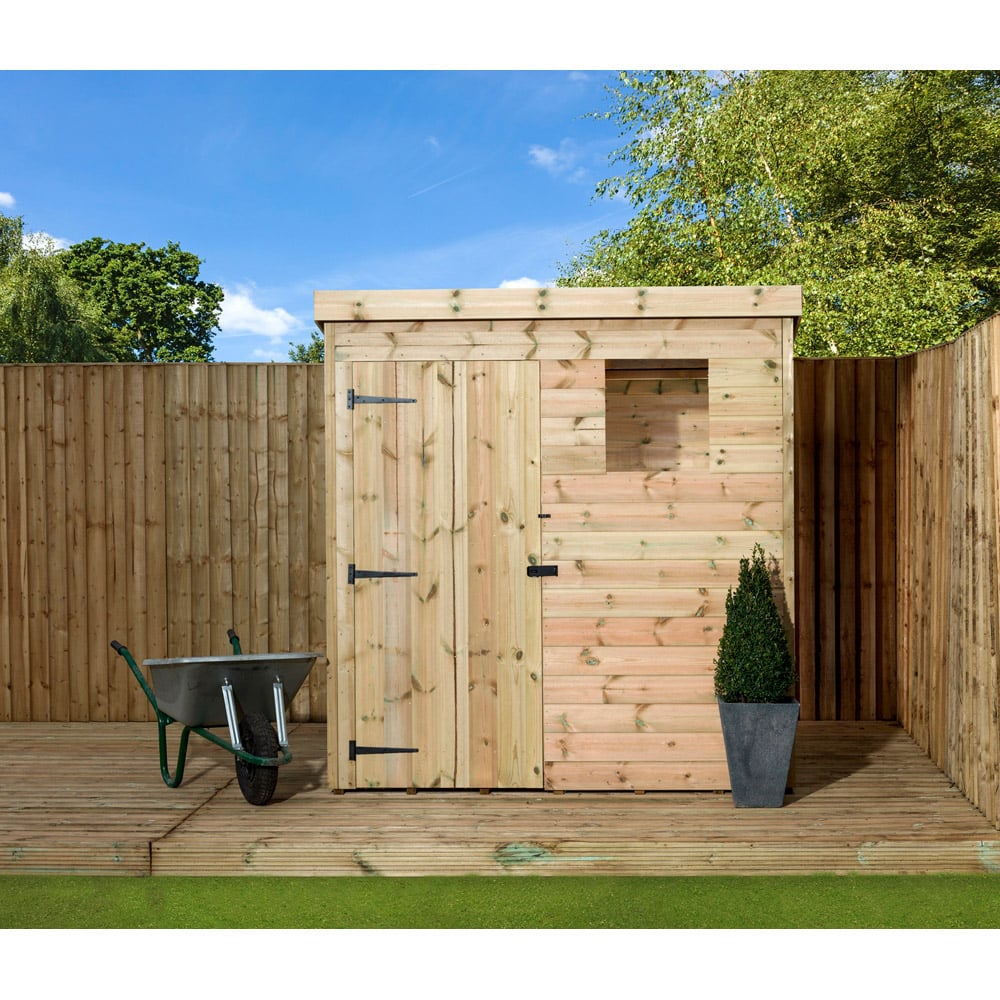 Empire Sheds 1500 5 x 3ft Tongue and Groove Wooden Pent Garden Shed Image 4