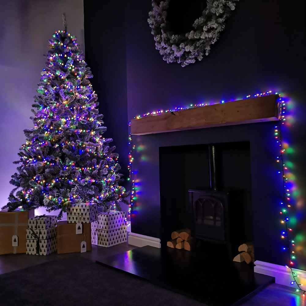 Samuel Alexander TreeBrights 240 Multicolour LED Multi-Function Green String Light 6m Image 5