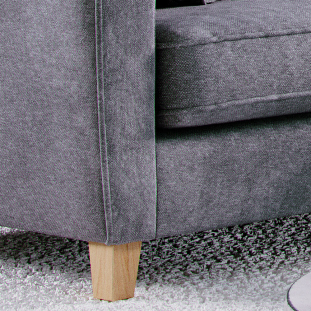 Marlon 3 Seater City Steel Right Hand Corner Sofa Image 3