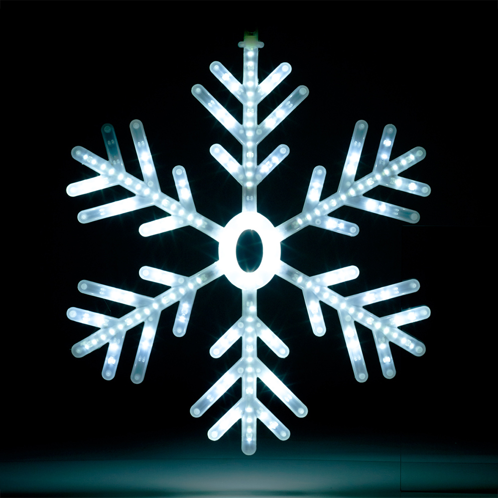 The Christmas Workshop Blue and White LED Snowflake Window Light Image 5