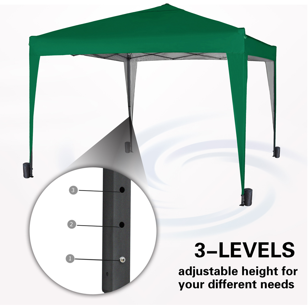 Green Pop Up Outdoor Gazebo 3 x 3m Image 8