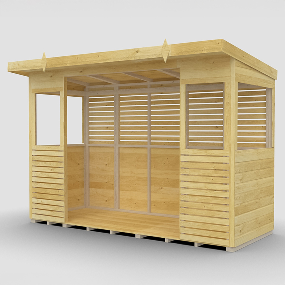 DIY Sheds 10 x 4ft Pressure Treated Tongue and Groove Timber Outdoor Kitchen Shelter Image 4