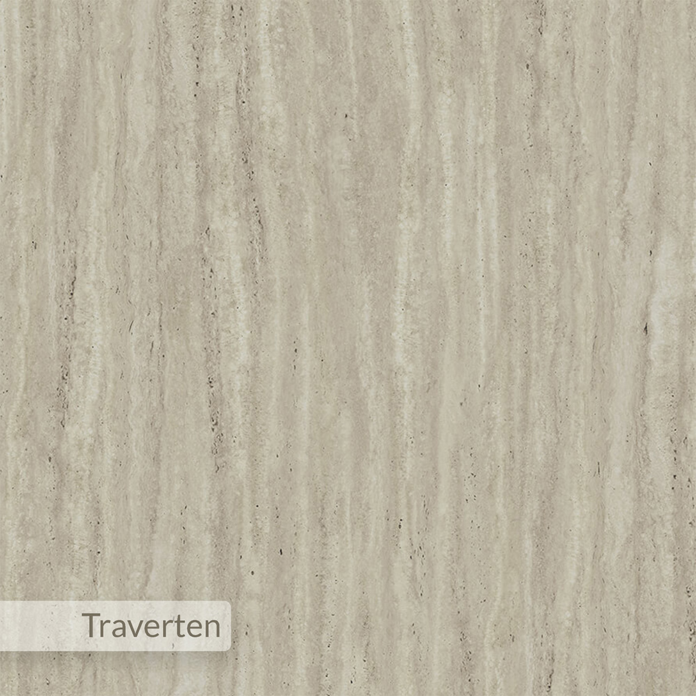 Decortie Pipra Travertine Wood Modern Coffee Table Image 6