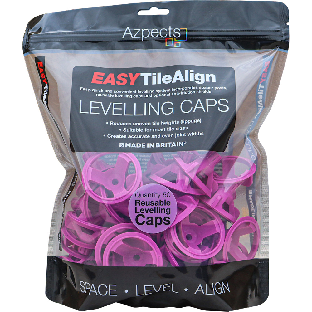 Azpects EASYTileAlign Levelling Caps 50 Pack Image 1
