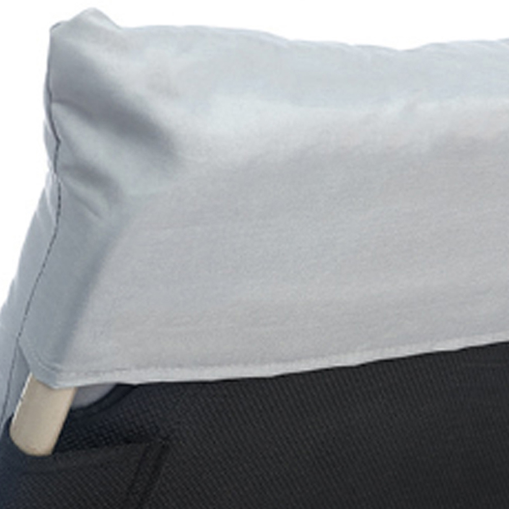 Living and Home Grey Sun Lounger Cushion 50cm Image 7