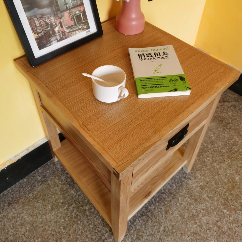 Furniture One Single Drawer Single Shelf Bedside Table Image 5