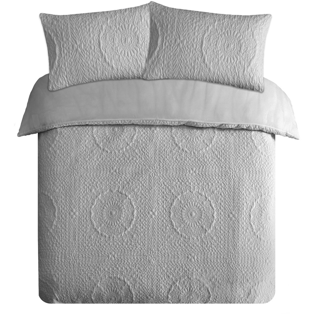 Velosso Winchester Single Grey Duvet Set Image 2
