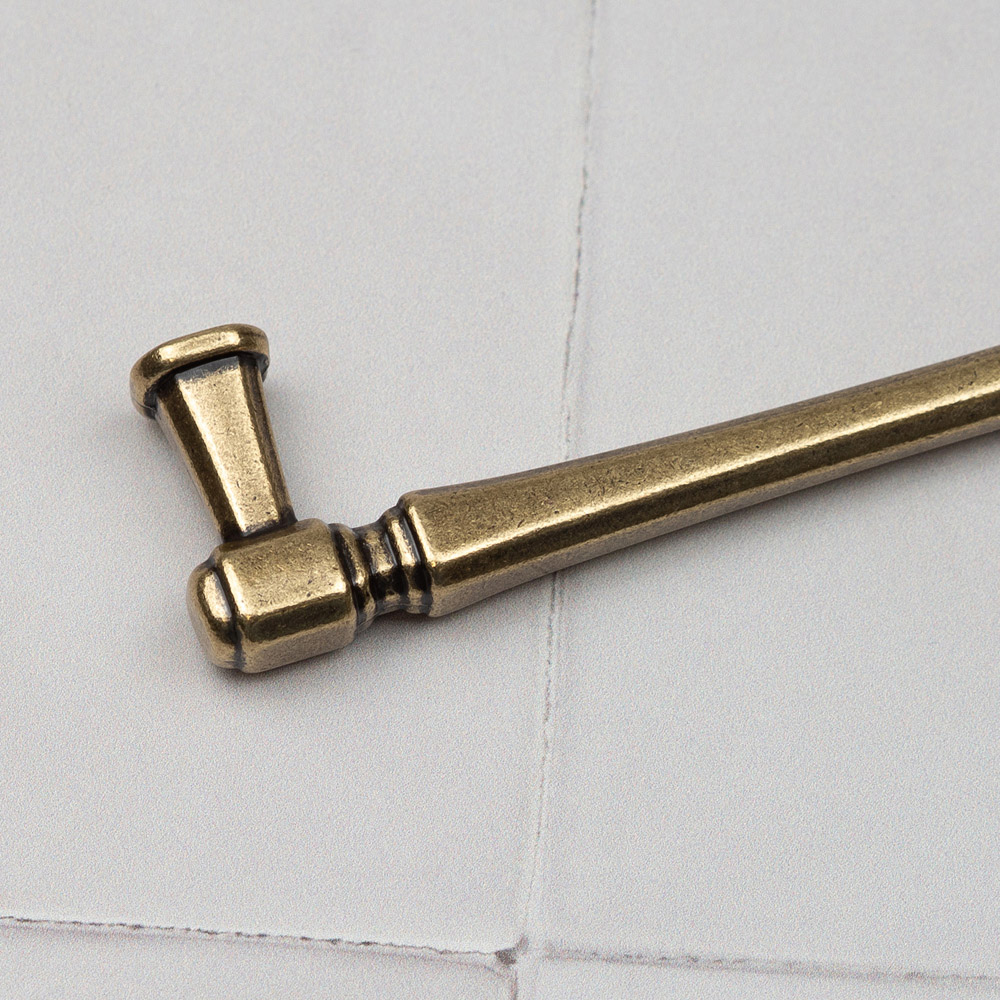 Handle & Home Antique Brass Handle 128mm Image 4