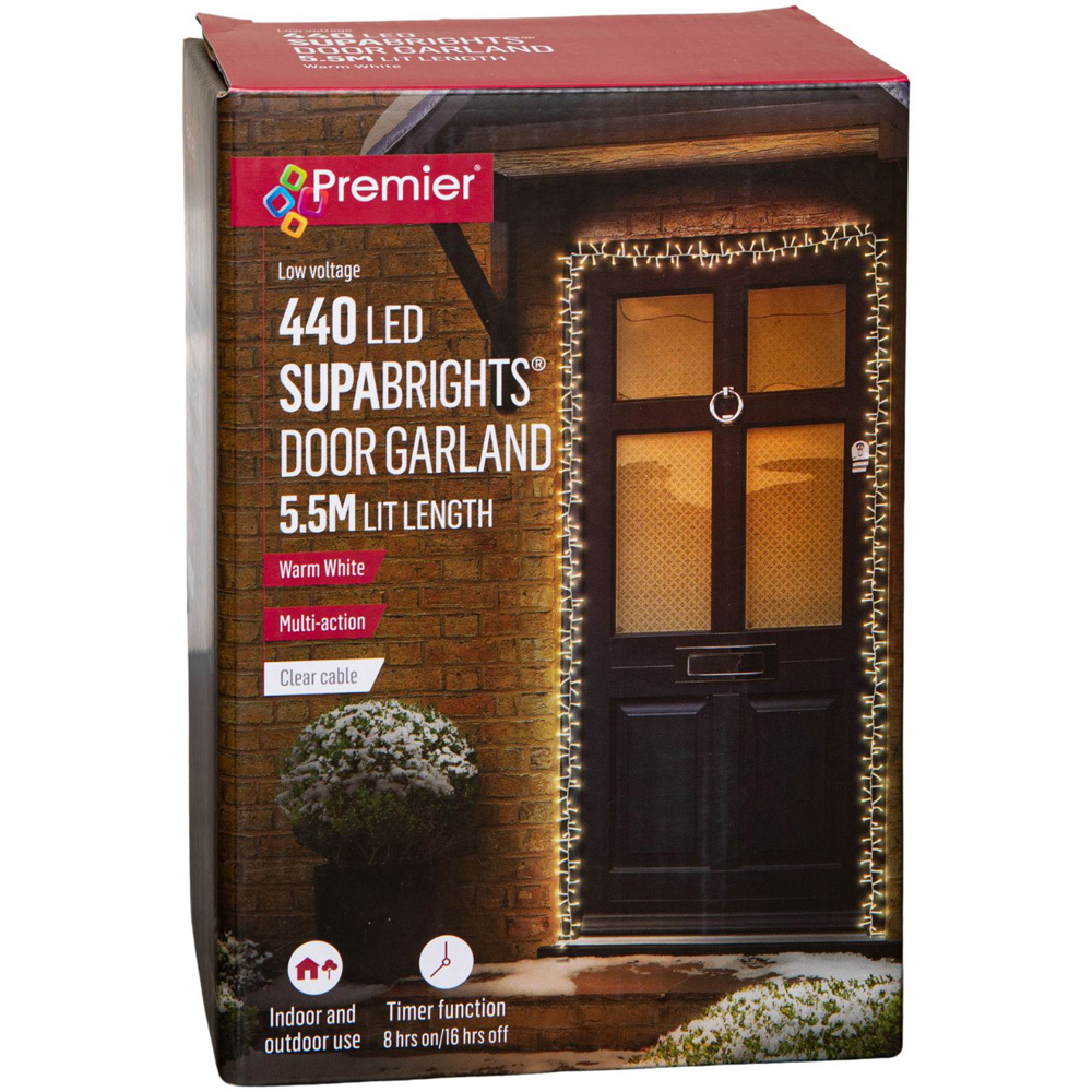 Samuel Alexander SupaBrights 440 Warm White LED Multi-Function Clear String Light 6m Image 2