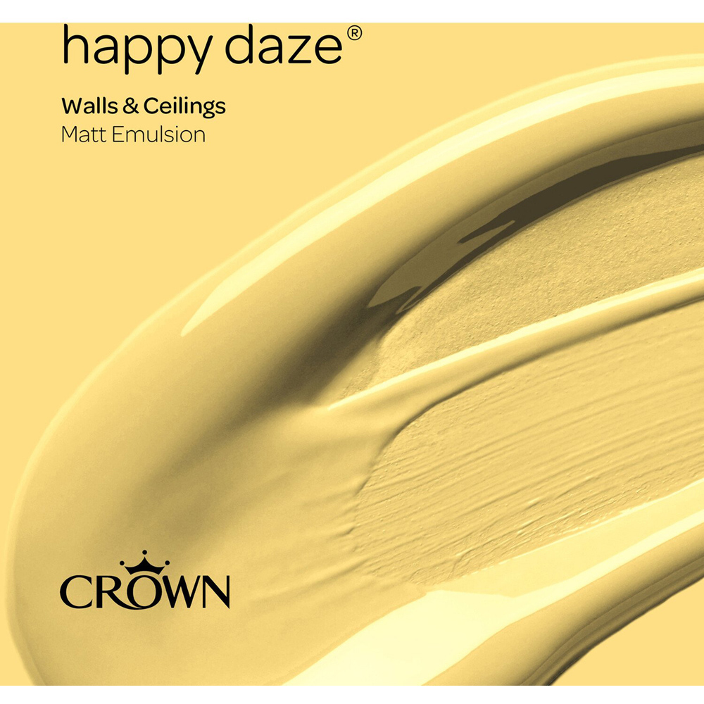 Crown Wall & Ceilings Happy Daze Matt Emulsion 2.5L Image 6