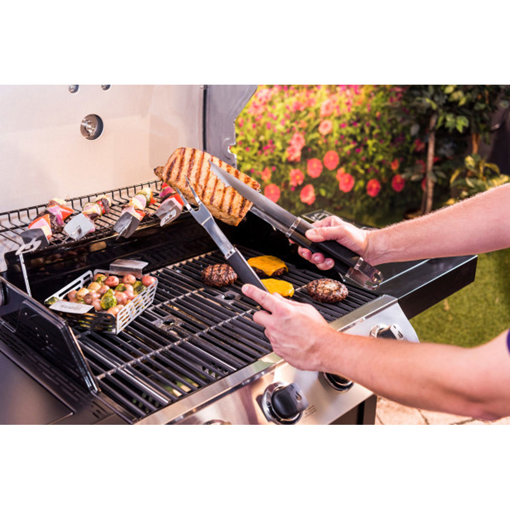 Char-Broil Stainless Steel 3 Piece Grill Utensil Tool Set Image 2