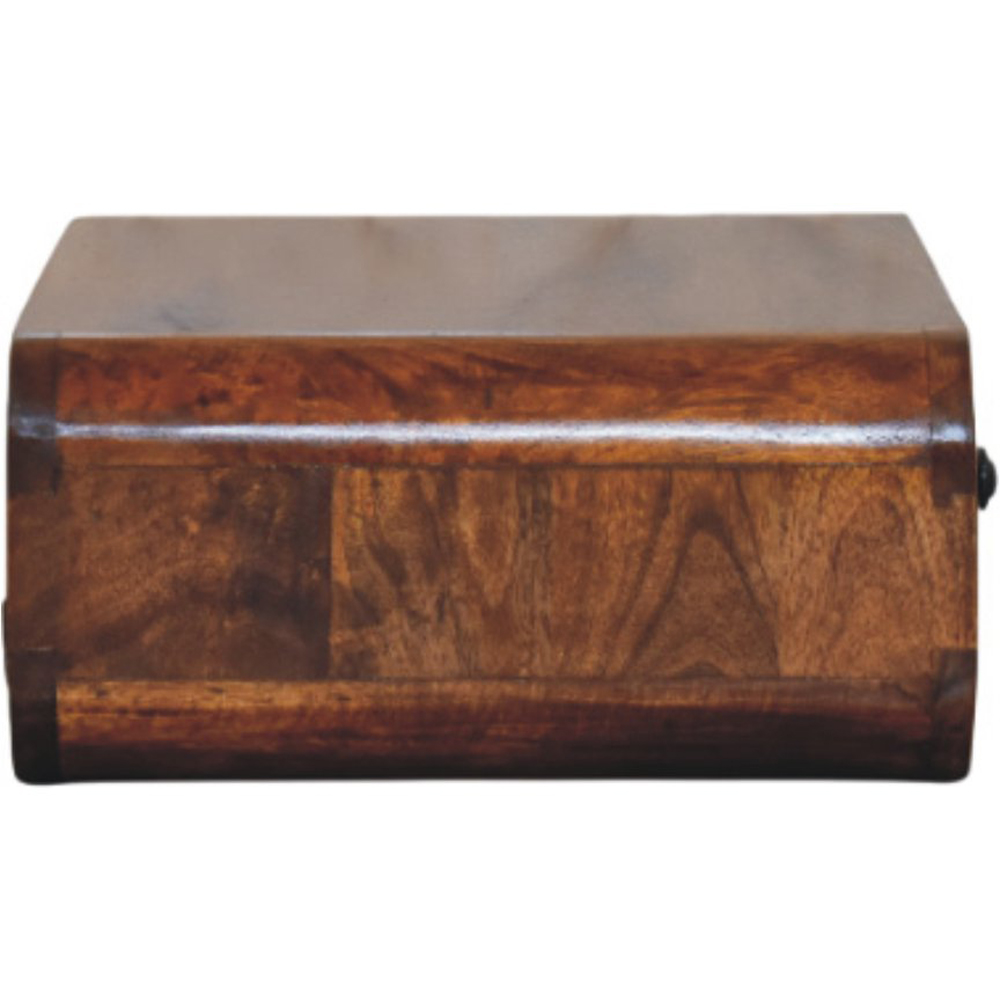 Artisan Furniture Avora Chestnut Single Drawer Mango Wood Wall-Mounted Nightstand Image 5