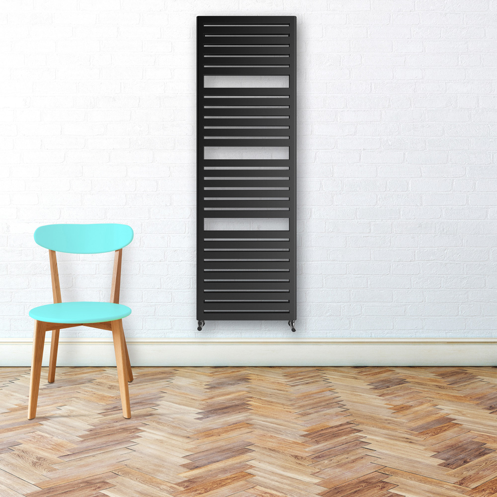 Terma Salisbury Metallic Black Heated Towel Rail 2708 BTU 1635 x 540mm Image 5