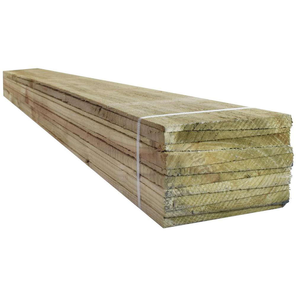 Snowdon Timber Pressure Treated Garden Feather Edge Fence Board 1.8m x 125 x 11mm 10 Pack Image 4