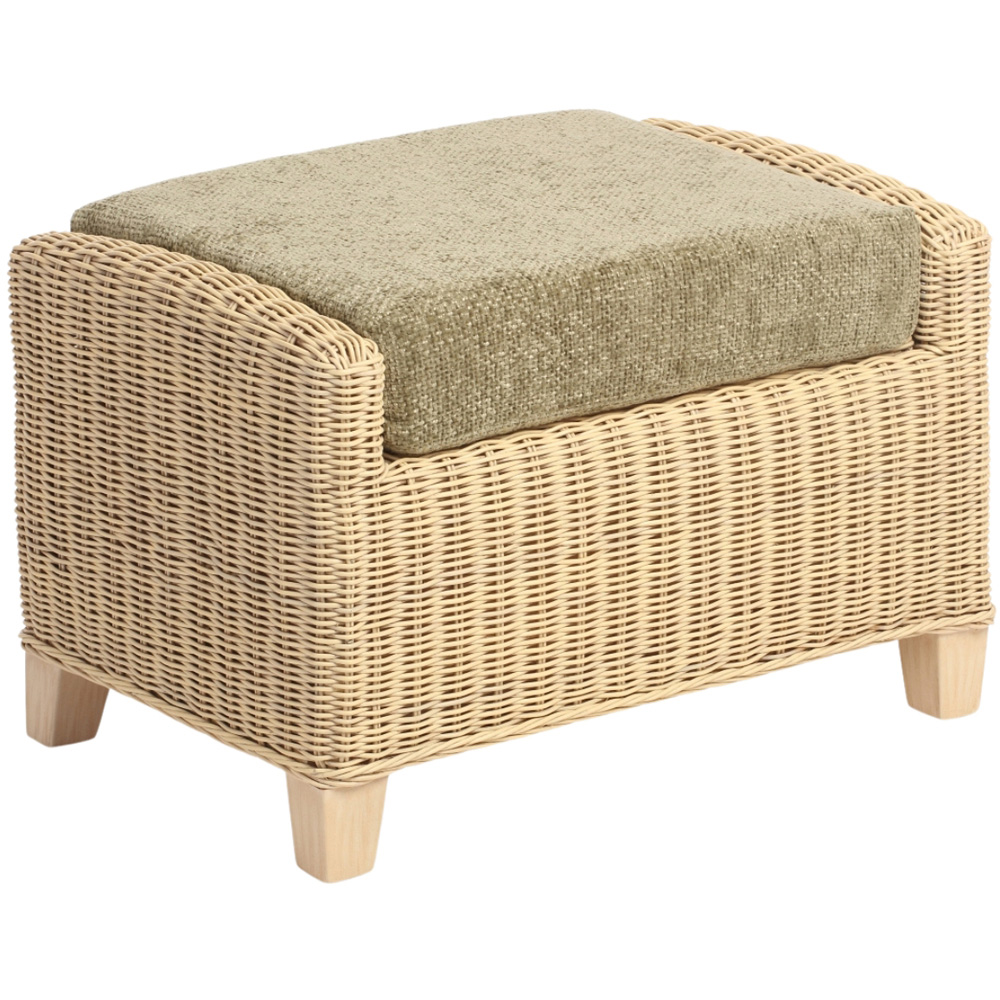 Desser Furniture Dijon Jubilee Sage Footstool Image 2