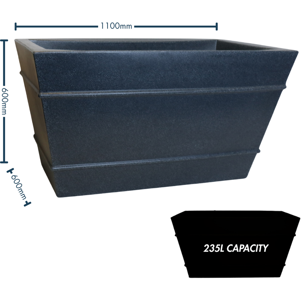 Trifibre St James Granite Roto Moulded Planter 60 x 110cm Image 7