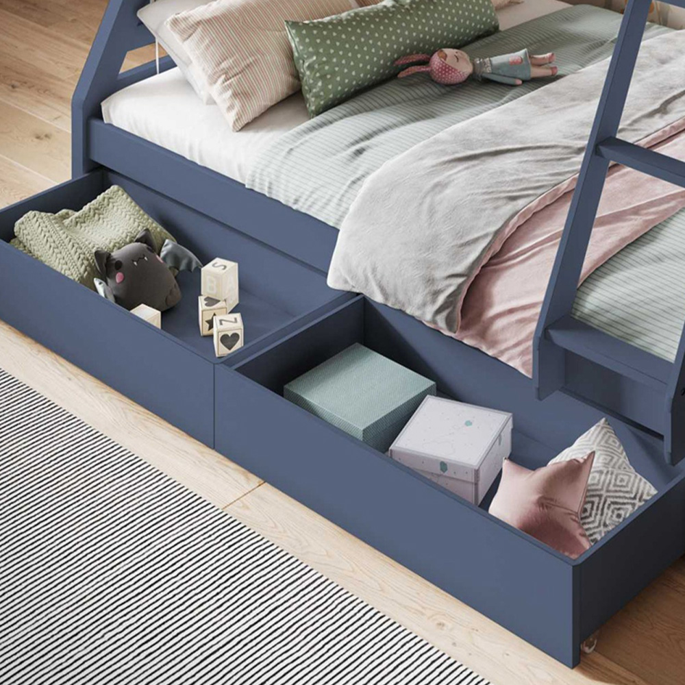 Flair Ollie Navy Triple Bunk Bed Image 2