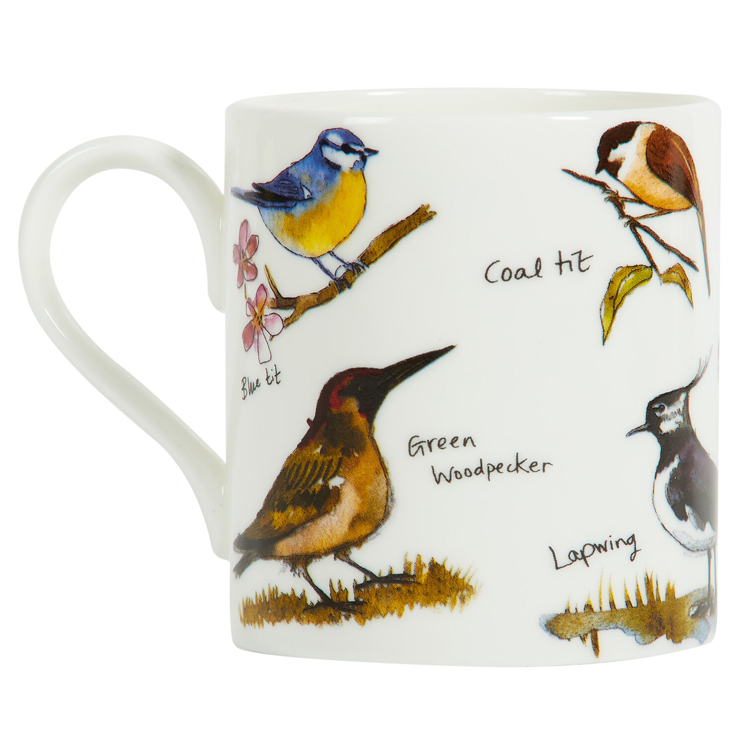 Fine Bone China Balmoral Birds Mug - White Image 2