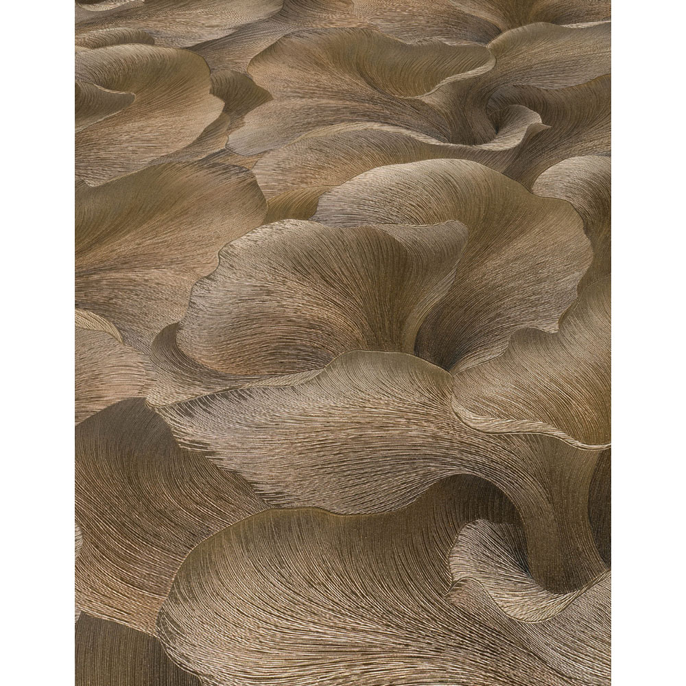 Erismann Floral Glow Brown Vinyl Wallpaper Image 5