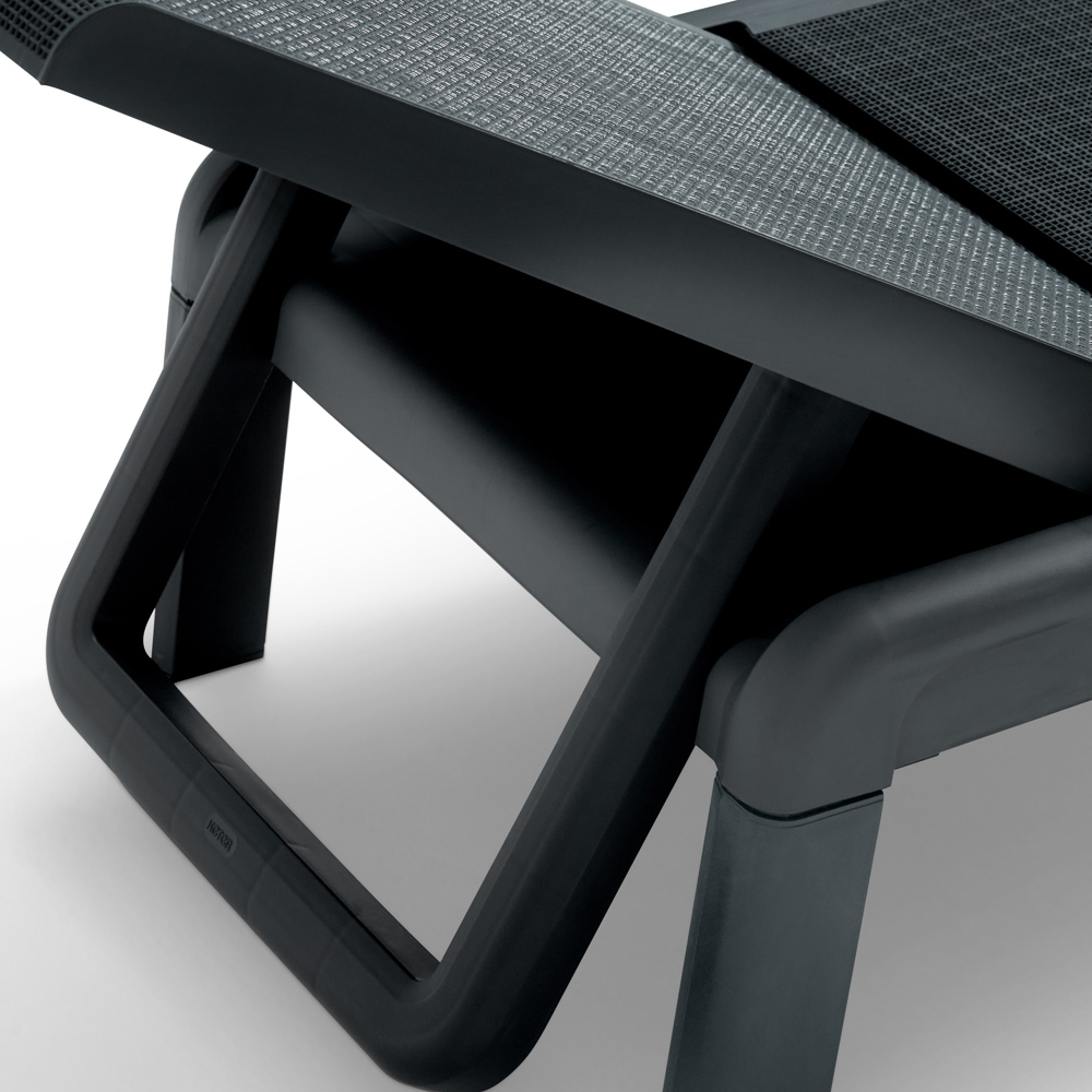 Keter Mallorca Set of 2 Graphite 4 Position Backrest Sun Loungers Image 7