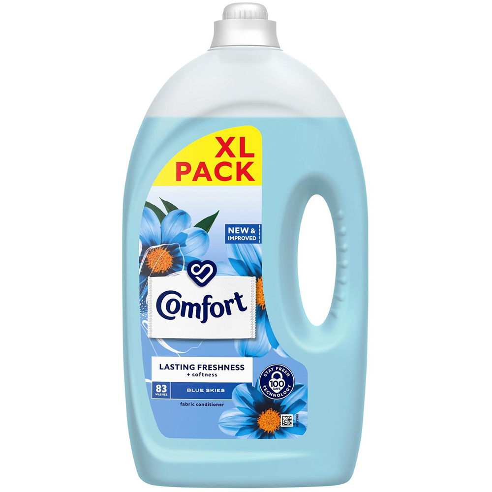Comfort Blue Skies Fabric Conditioner 83 Washes 2490ml 4 Pack Image 2