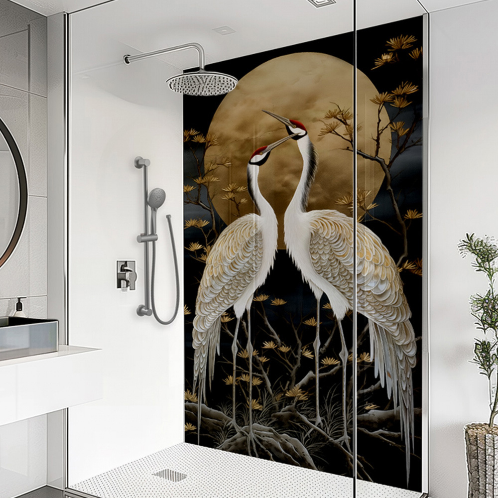Splashbax Premium Artisan Oriental Midnight Di Bond Shower Panel 2400 x 800mm Image 1