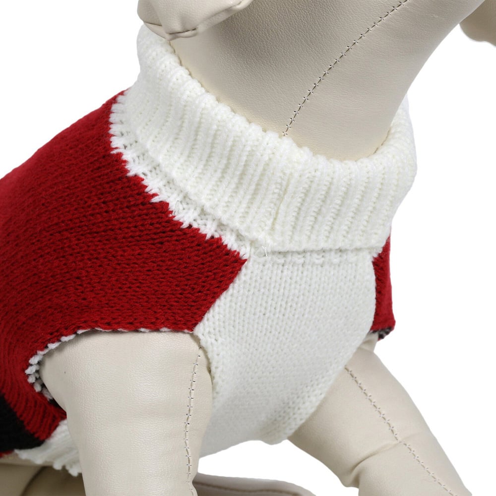 Santa Pet Jumper - Red / 20cm Image 3
