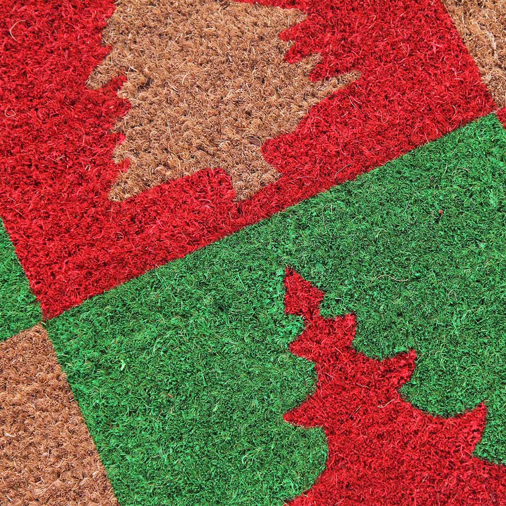 Coco & Coir Christmas Tree Coir Door Mat 45 x 75cm Image 4