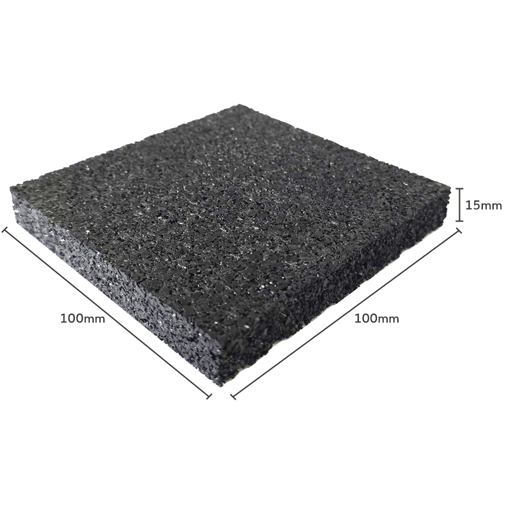 Rubber Anti-Vibration Pad 100 x 100 x 15mm 20 Pack Image 5
