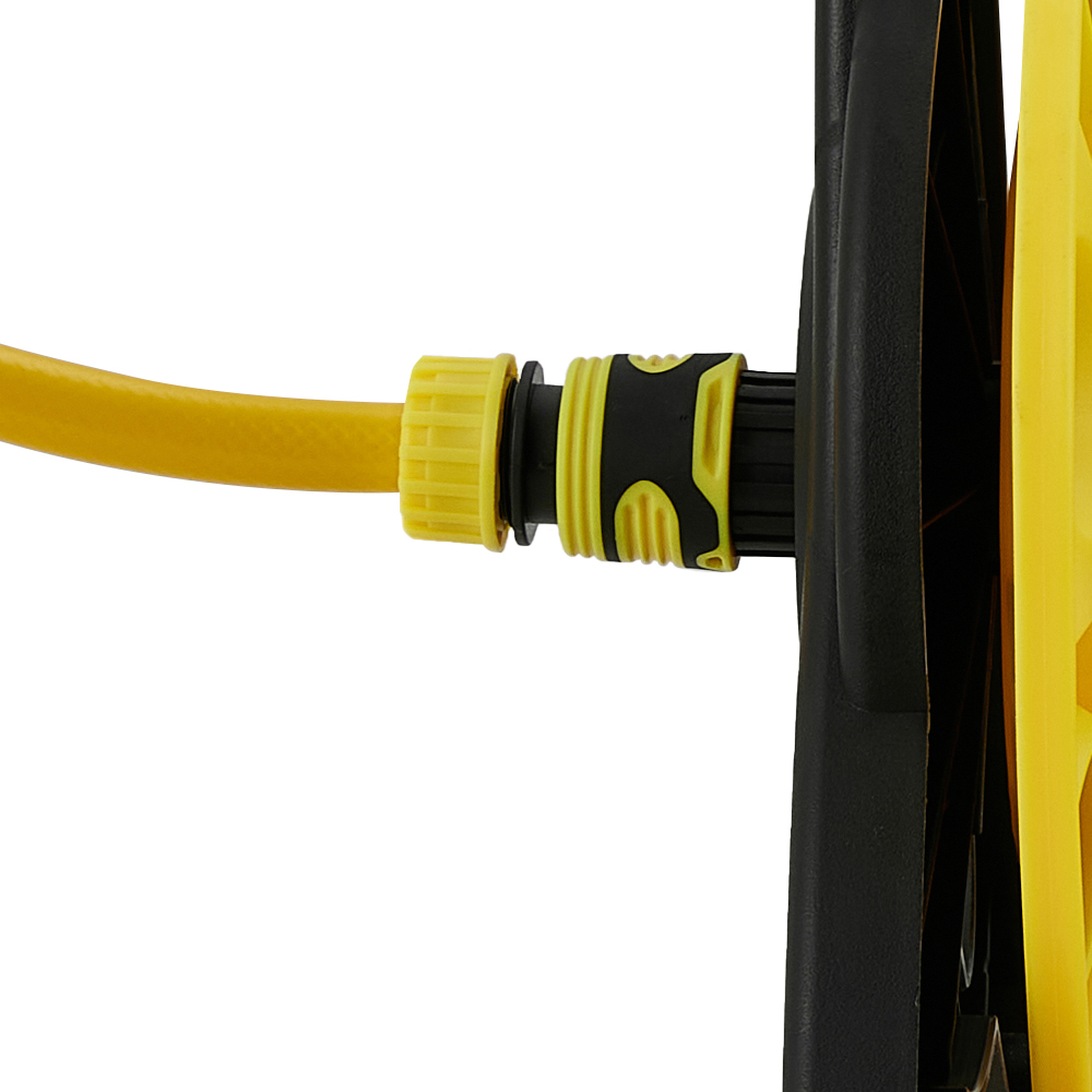 Living and Home 35m Portable Garden Hose Reel Cart Image 3